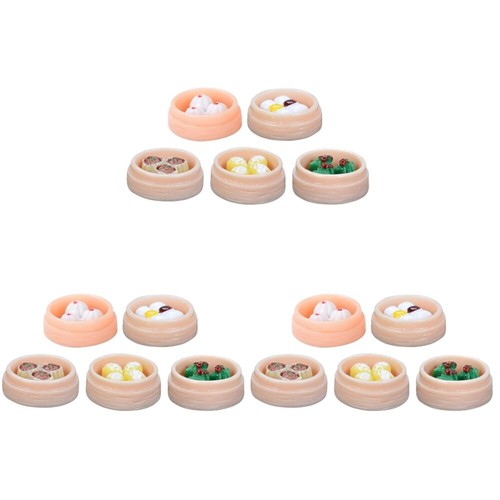 Lyreh 24 Stück Mini Gans Figuren - Niedliche Harz Gänse Deko