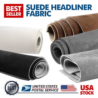 Headliner Material Suede Fabric Foam Backing For Automotive Roof lining Replace