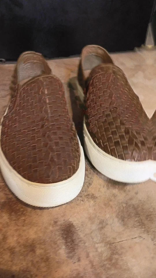 Мокасины для ходьбы Coldwater Creek коричневые тканые кожа размер ЕС 40 (США женские 9) - Изображение 2 из 4