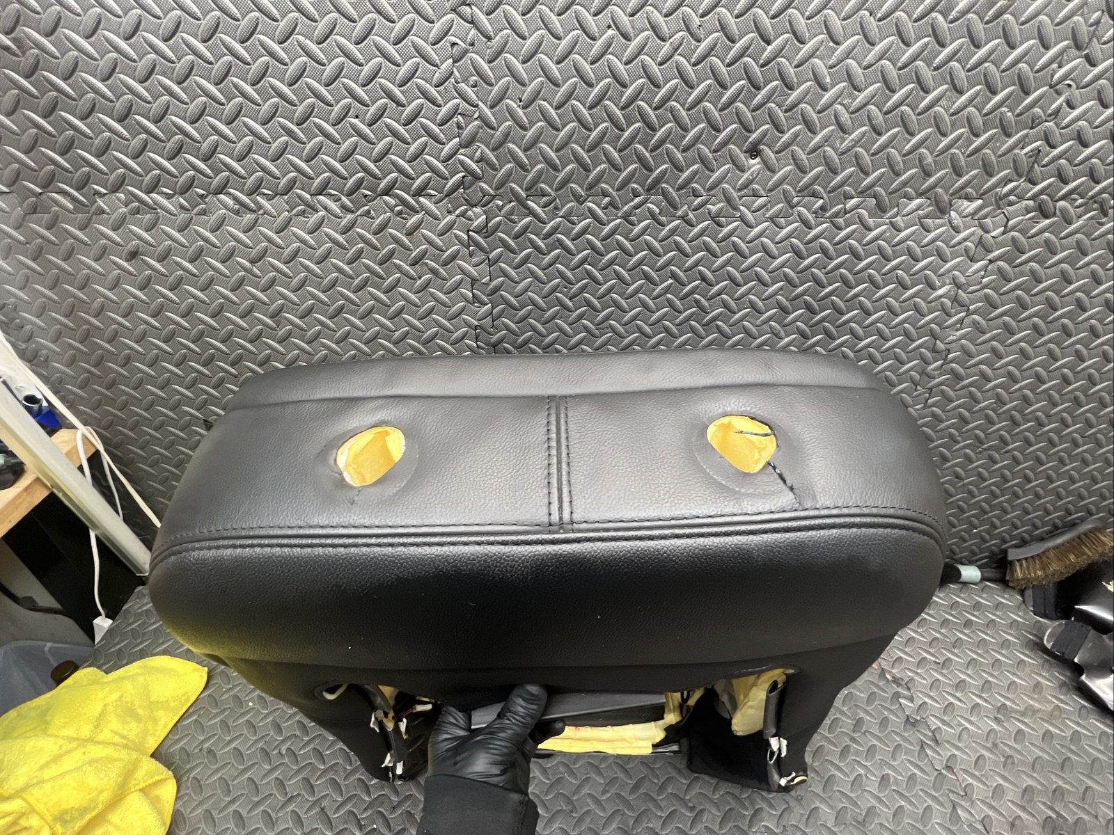 OEM 2014-2019 MASERATI GHIBLI SQ4 FRONT LEFT DRIVER UPPER SEAT CUSHION BACK