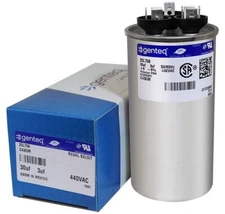 30+3 uf/MFD 440 VAC volts Round Dual Run Capacitor 50/60 Hz , JustCapacitors