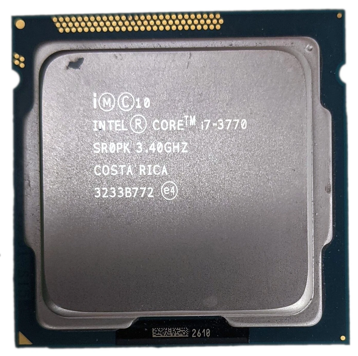 Processeur Intel Core i7-3770 (Q2 2012) - 3.4 GHz (3.9 GHz), 4c/8t, 8 Mo, Socket 1155 - Accessoires informatique