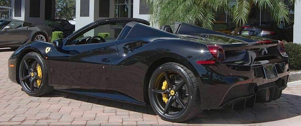 Factory Ferrari F8 488 Black Wheels Tributo Genuine Original OEM GTB 458 Perfect