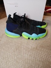 Adidas Size 10 Trae Young 2 Men's Black/Solar Green Basketball Shoes