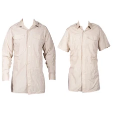 FAD British Army No 2 Uniform Short Long Sleeve Fawn Work Shirt Khaki Surplus UK