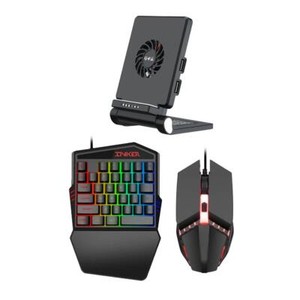 Half Keyboard Support Wrist Rest USB Wired Gaming Mouse