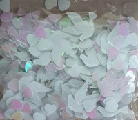 Konfetti Tauben Herzen Hochzeit Deko Tischdeko Perlmutt Streudeko 14 G Neu