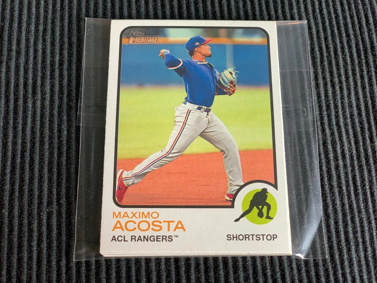 2022 Topps Texas Rangers Baseball Cards Team Set