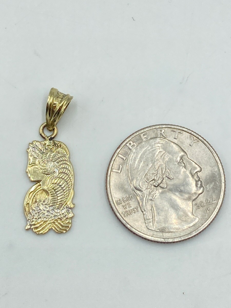 10K 2tone Gold Lady Luck Charm 1g (EL1082462) eBay