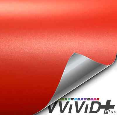 VViViD KFZ-VINYLFOLIE BLUTORANGE MATT METALLIC / LIEFERUNG AM NÄCHSTEN TAG