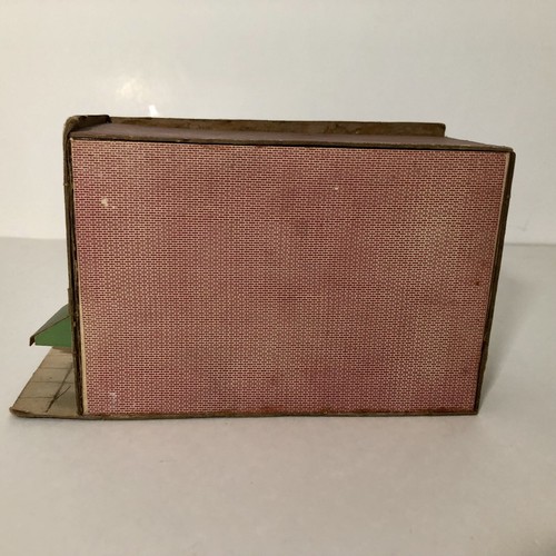 VTG Cardboard HO Drug Store Building Commercial 1940s Christmas Village HO Gauge - Picture 5 of 11
