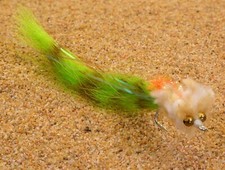 Kwan Saltwater Fishing Flies - Green - Redfish, Snook, Bonefish, Permit & more