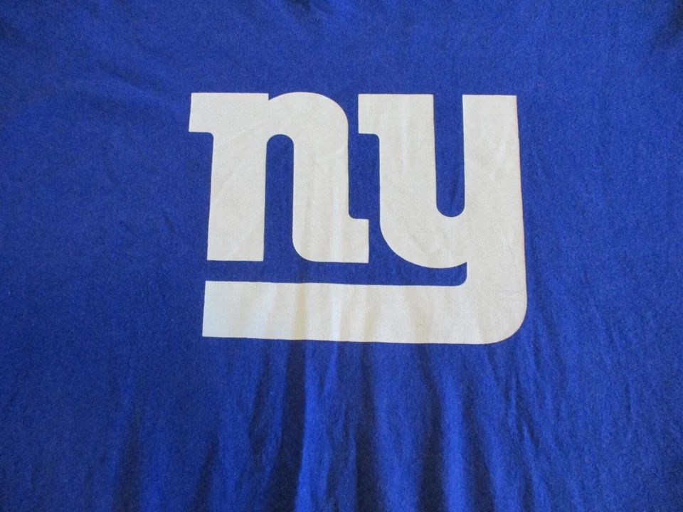 Camisa De Colección New York Giants Para Hombres XXXXXL Azul Tuck 91 NFL Fútbol Manga Larga Foto 4 de 4