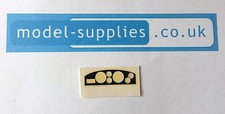 Generic 1/43 scale Open Sports Cars Reproduction Waterslide Dashboard Transfer