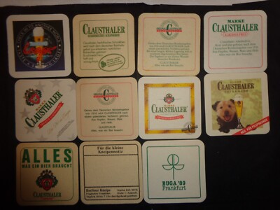 24 Bierdeckel  Brauerei Binding Henninger  Clausthaler Frankfurt Schöfferhofer