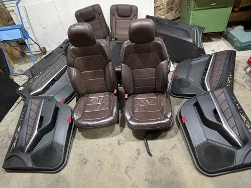 Mercedes GL X166 Sitzausstattung Leder braun Ledersitze 7 Sitze 3. Sitzreihe