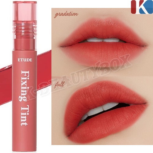 ETUDE Fixing Tint 4g #01 Analog Rose VEGAN Vivid Lip Tint Moisture
