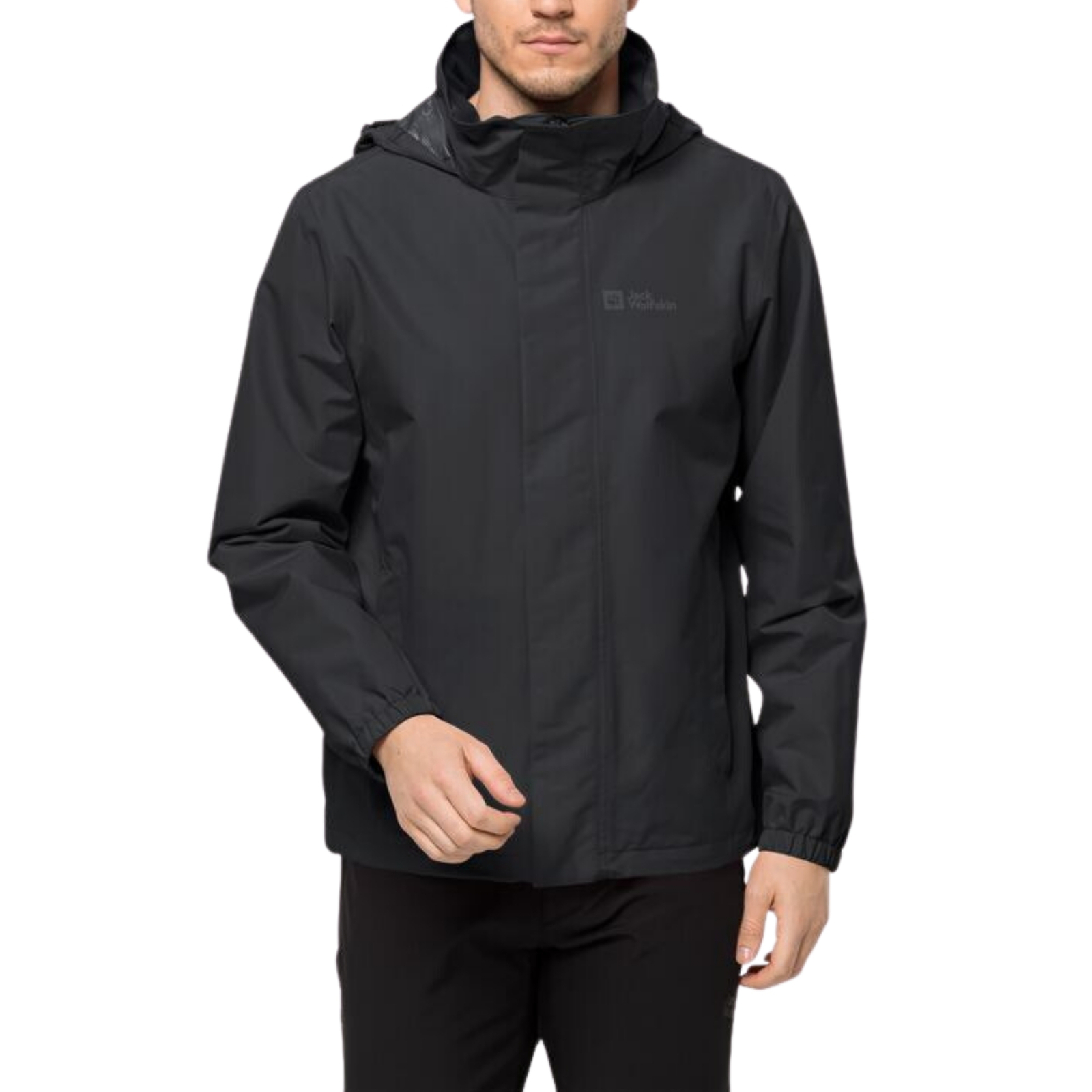 Jack Wolfskin Giacca da Uomo Stormy Point 2l Nera Taglia XXL Cod 1111142-6000