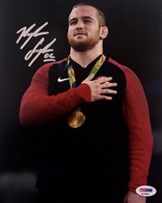 Kyle Snyder Signed Auto Olymipic Gold Medalist Rio Ohio State 8x10 Photo Psa/Dna