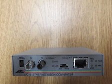 1 Allied Telesyn AT-MC13 Ethernet Media Converter no power cords