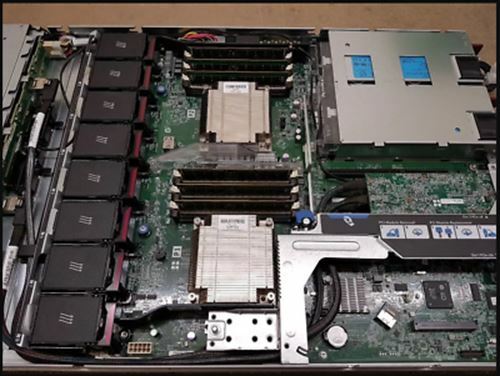 HP ProLiant DL360e Gen8 2x E5-2420 12-Core Xeon 24GB DDR3 2x120GB SSD P822/2GB - Picture 4 of 5