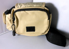 MONTBLEU OBSOLETE CASINO COLLECTIBLE FANNY PACK / PURSE w/ 4 SECTIONS tan unused — photo 3