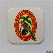 Palm Beach & Currumbin Bowls Club Coaster (B390)