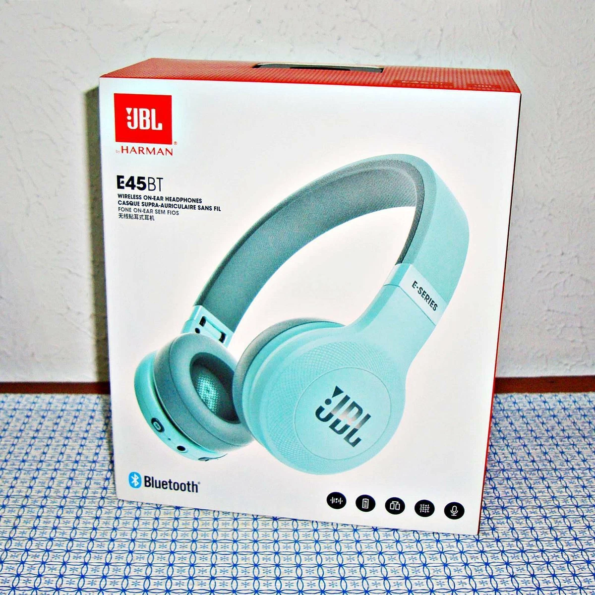 NEW】JBL E45 ON-EAR WIRELESS HEADPHONE |