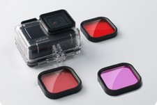 Waterproof Case with 3-Pack Dive Filter for GoPro Hero 12 Hero 11 Hero 10 Hero 9