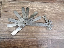 Vintage KASTAR Pocket Feeler Gauge Set / Spark Plug Tool