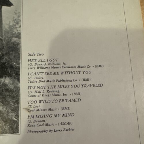 LORETTA LYNN~ One’s On The Way. 1972 Vinyl LP, MCA. Super . Near Mint - Picture 4 of 5