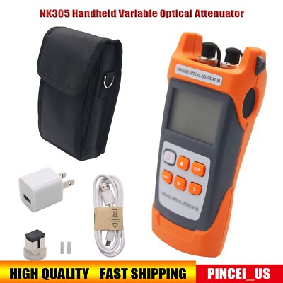 NK305 30DB Variable Optical Attenuator Optical Multimeter Digital LCD Screen