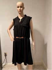 Woman’s RB Collection Fit Flare Black Dress Sz2XL NWOT