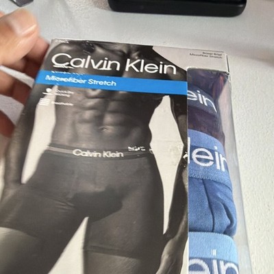 Calvin Klein Microfiber Stretch Breathable Boxer Briefs 3pk Multicolor S