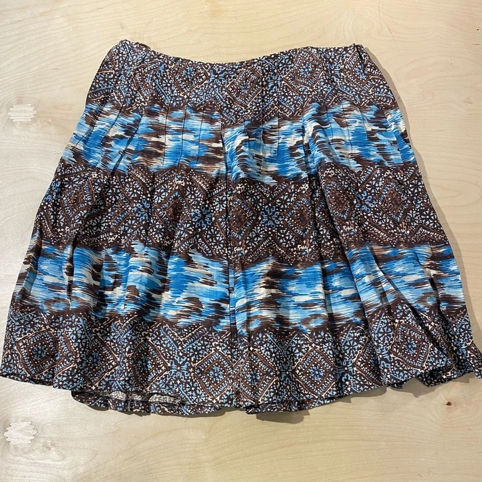 Falda Nine West Azul y Marrón 20W (GL) Foto 2 de 4