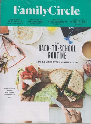 Family Circle September 2018 The Back-To-School Routine - How to Make Every ...