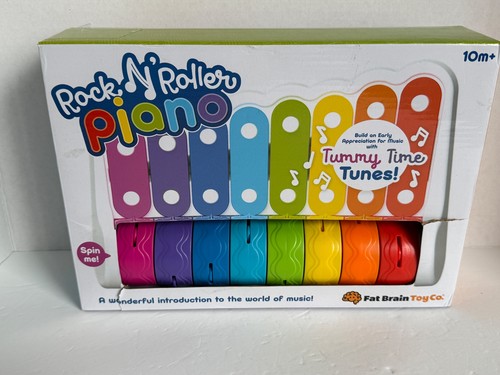 Fat Brain Toys Rock 'N Roller Piano - Musical Bells for Babies & Toddlers