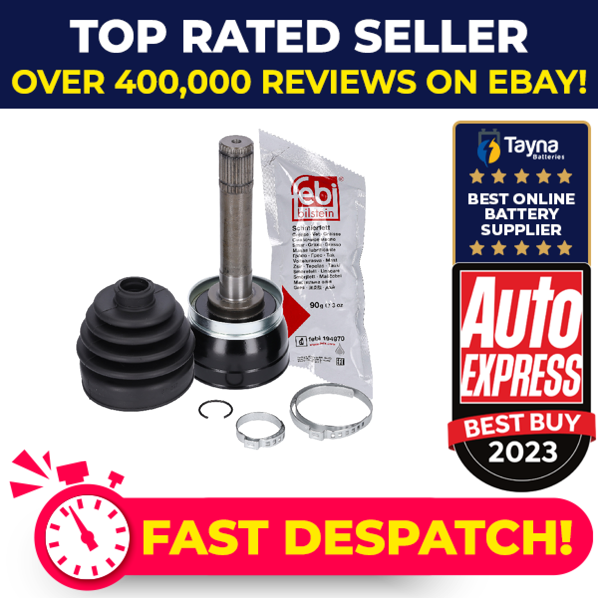 CV Joint fits NISSAN NP300 D22 2.5D Front Outer 2008 on YD25DDTi C.V. Driveshaft