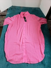 Fashion Nova Shi Size 1 Extra Large Women Pink Oversized Long Sleeves Ladies NWT