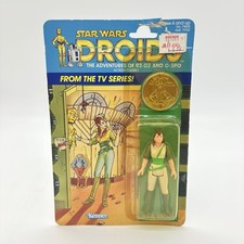Star Wars Droids Adventures Kea Moll 3.75 Action Figure With Coin 1985 Kenner