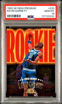 PSA 10 Kevin Garnett RC 1995-96 Skybox Premium ROOKIE #233 HOF