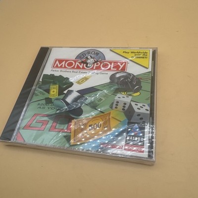 Monopoly CD-ROM Standard Case Windows Hasbro Interactive