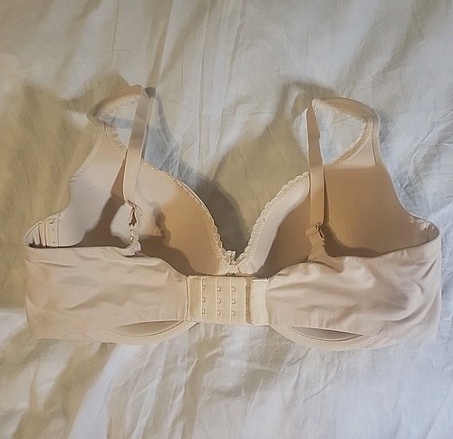 Body by Victoria's Secret Lined Perfect Coverage Bra Womens Sz 36DD Beige Nude - Picture 6 of 14
