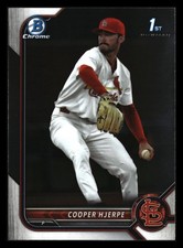 Cooper Hjerpe 2022 Bowman Draft Chrome 1st #BDC-95 Cardinals ROOKIE *010