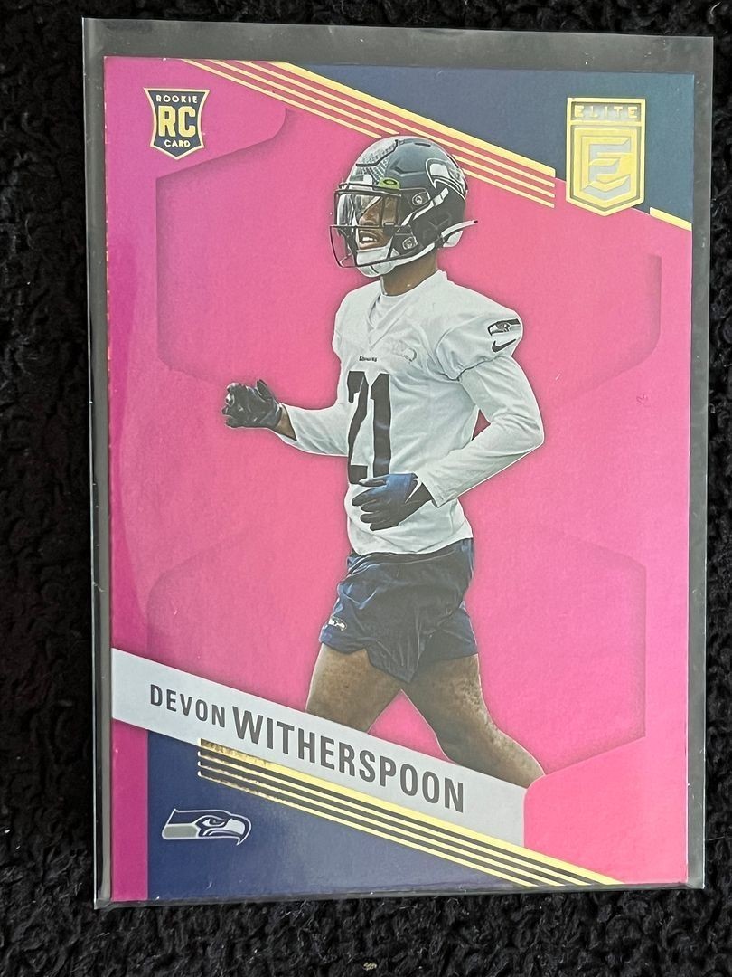 2023 ELITE PINK ROOKIE DEVON WITHERSPOON SEAHAWKS