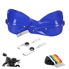 Handguards Motorcycle,Universal Hand Guards with Aluminum Brush Bar for blue