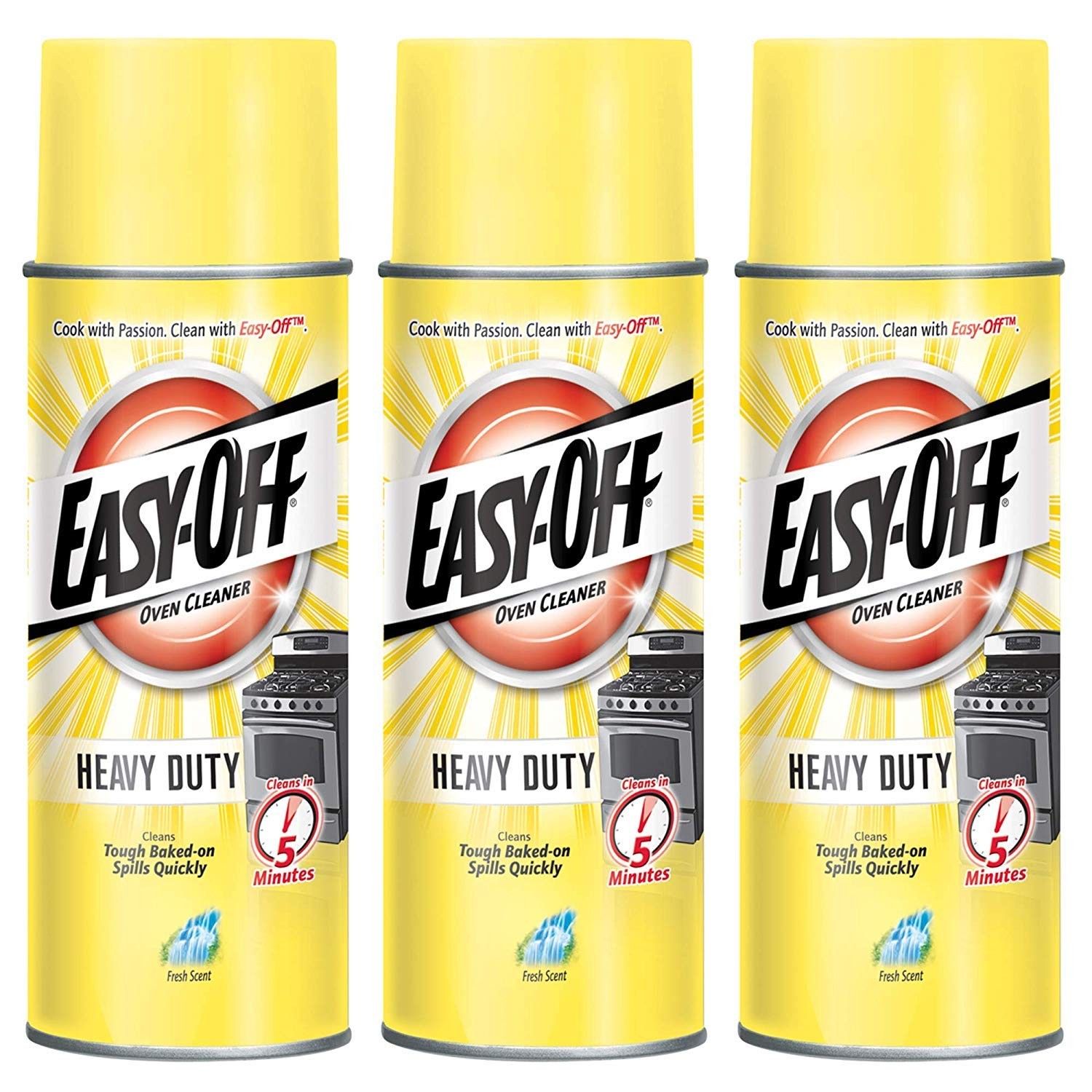 Easy Off Oven Cleaner 14.5Oz Aerosol 3-Pack