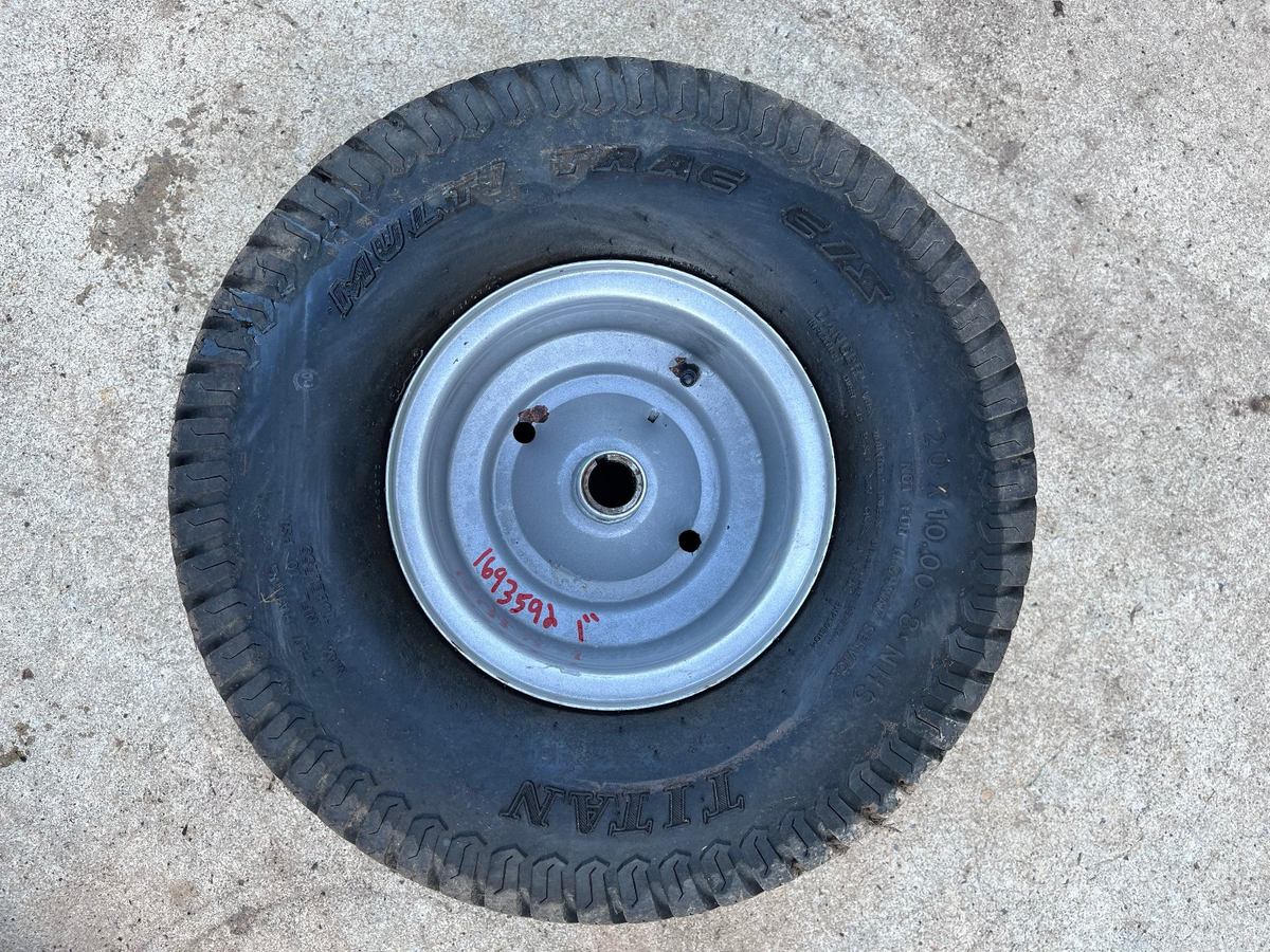 OEM Simplicity Broadmoor Rear Wheel Rim & Tire 20x10.00-8 1