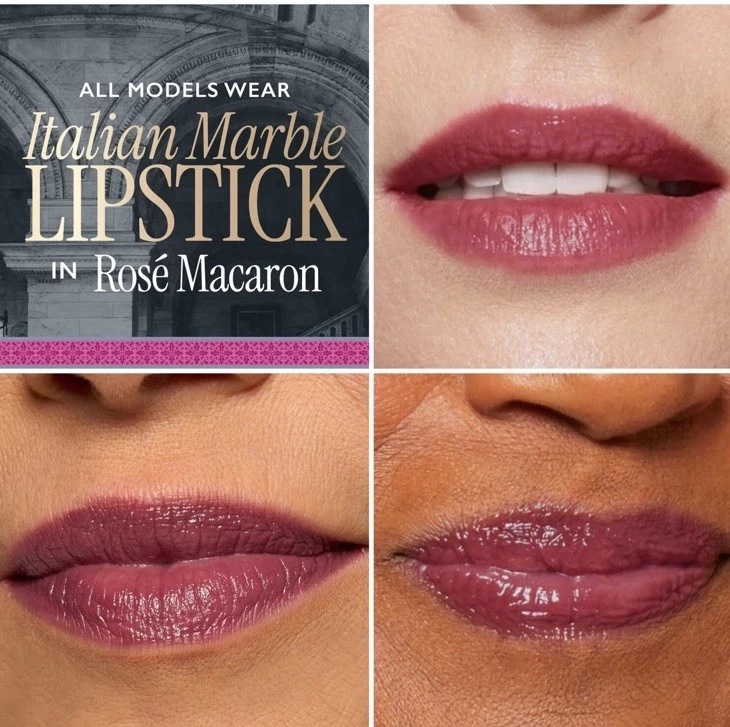 Lápiz labial italiano de mármol Laura Geller ROSE MACARON 0,12 oz ¡Nuevo sin caja Envío gratuito!! Foto 2 de 3