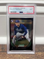 2011 Bowman Chrome #185 Freddie Freeman RC - PSA 9